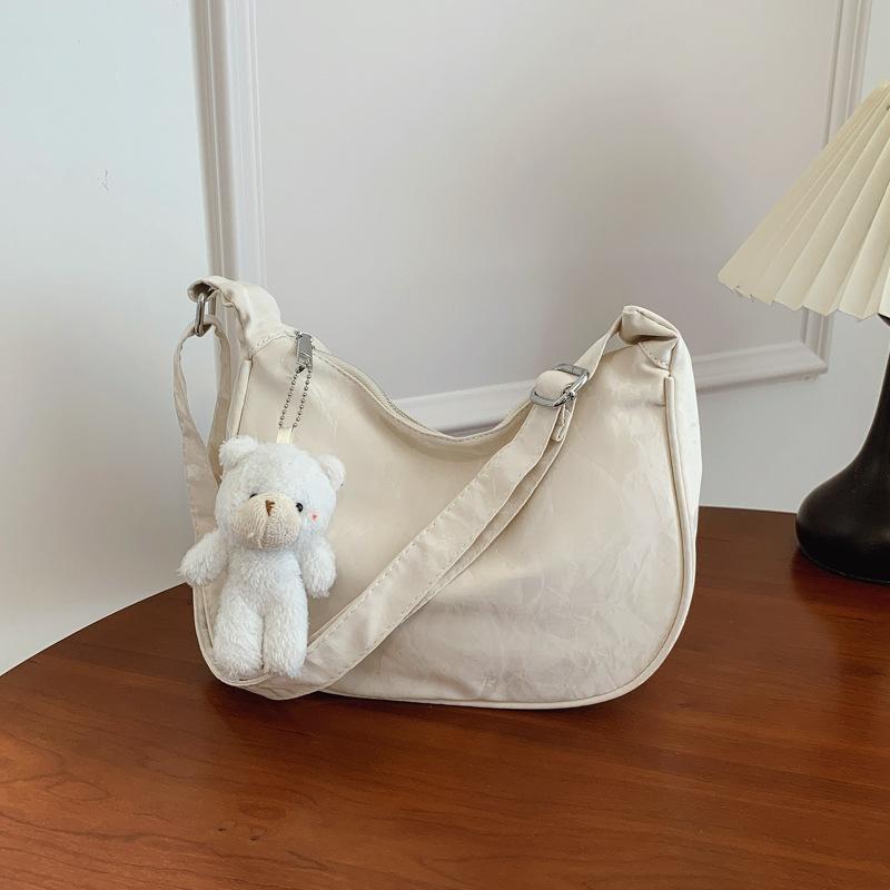 Dumpling bag Women's versatile messenger bag Casual large-capacity Oxford bag Student class commuting shoulder bag