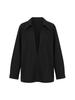 Lu Xi V-Neck Loose Long-Sleeve Casual Women's Top - Early Spring French Style