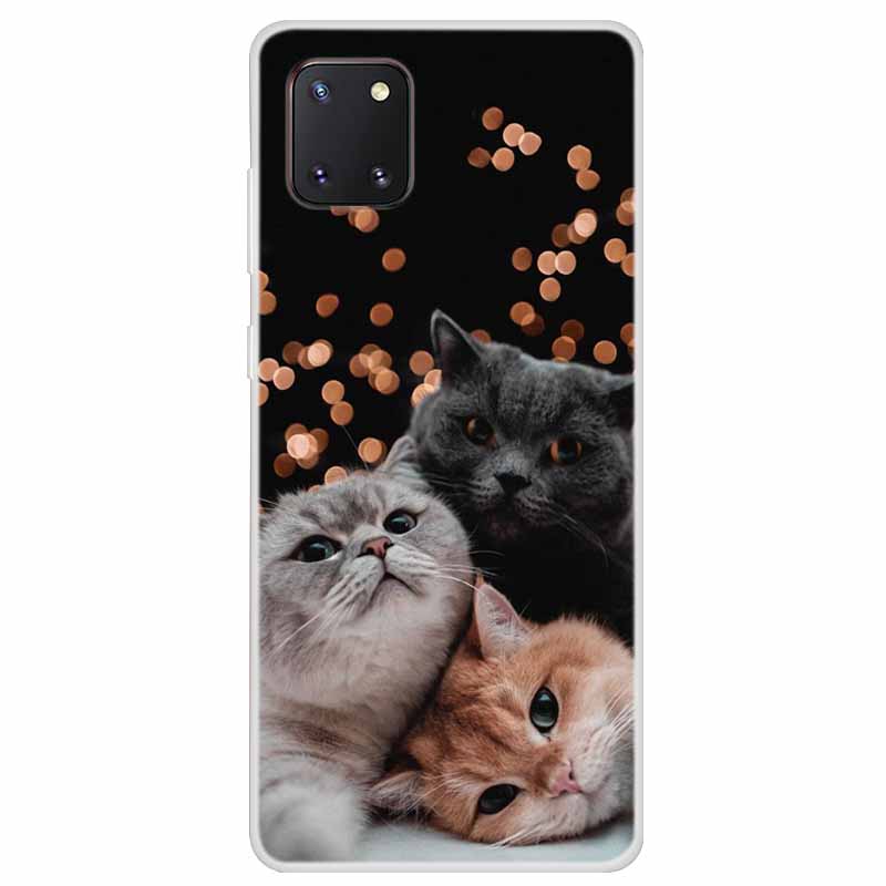For Samsung Galaxy Note 10 Lite Case Soft Silicone TPU Back Cover For Samsung S10 Lite 2020 Phone Cases Note10 Lite Coque Shell