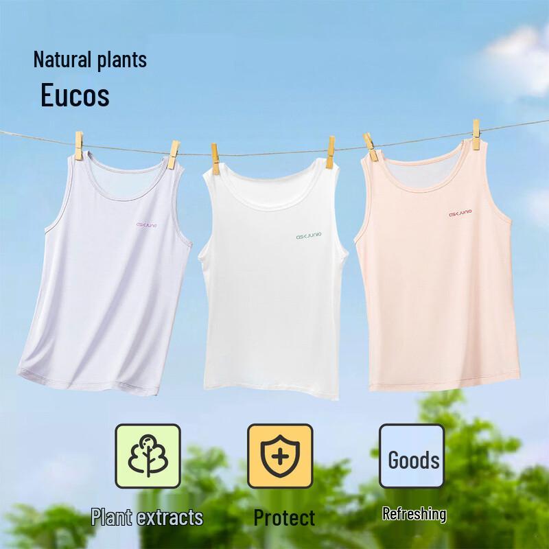 ASK JUNIOR Girls  3-Pack Sleeveless Home Pajamas 140