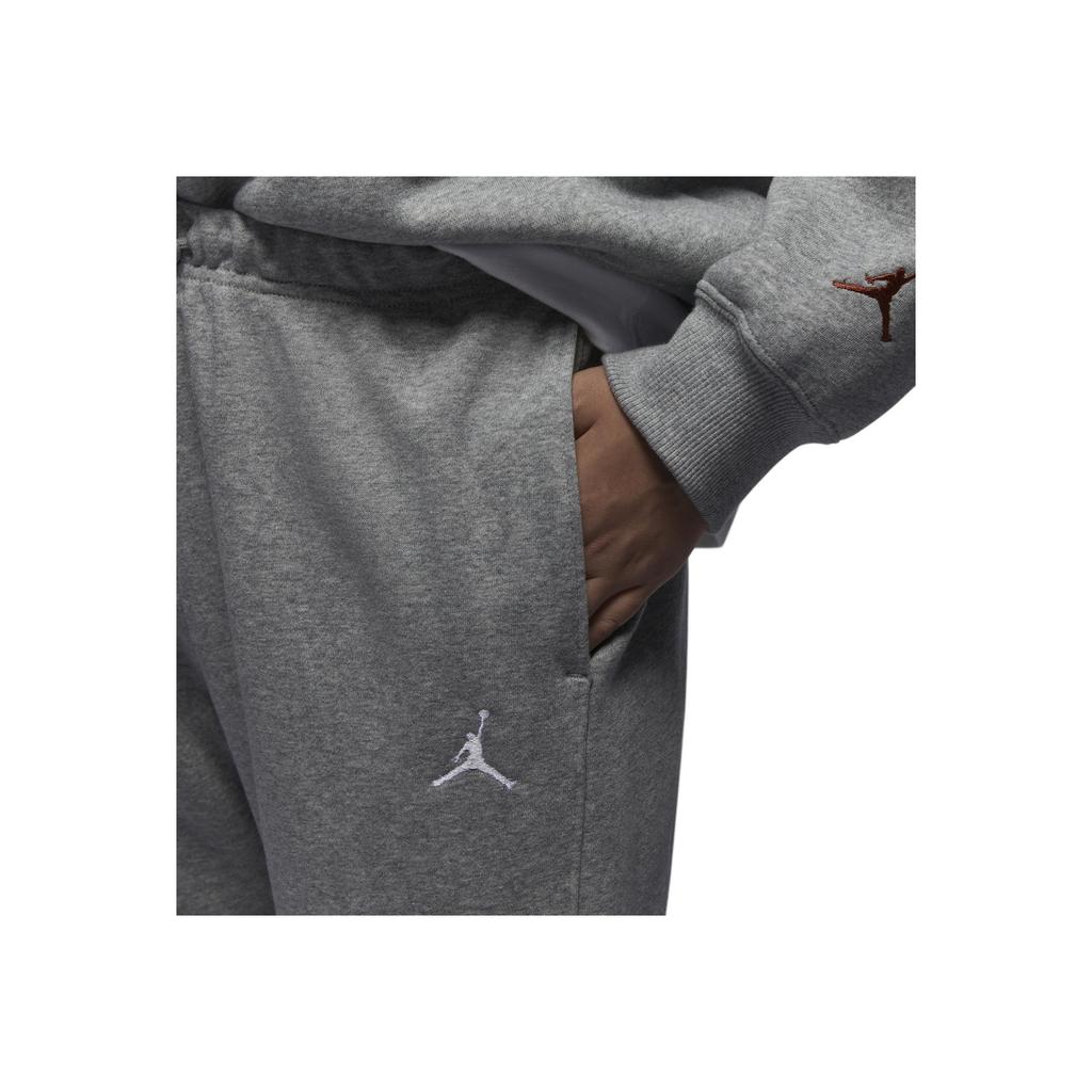 Nike Comfortable Solid Color Brand Logo Mid-Rise Drawstring Casual Pants Women Bottoms Gray HJ1360-063