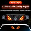 Creative Solar Warning Light Suction Cup Installation LED Atmosphere Light Universal