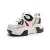 Platform dad shoes new autumn and winter super fire velvet leather heightening casual sports shoes