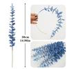 10pcs 38cm Artificial Eucalyptus Leaves Plastic Greenery Bundle Lifelike Eucalyptus Branches  Home