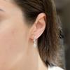 Silver Earrings with Cubic Zirkonia (2144533)