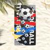 1pc Football Extra Large Beach Towel & Bath Blanket - Microfiber Super Absorbent Suitable for Travel, Pool, Surfing, Camping