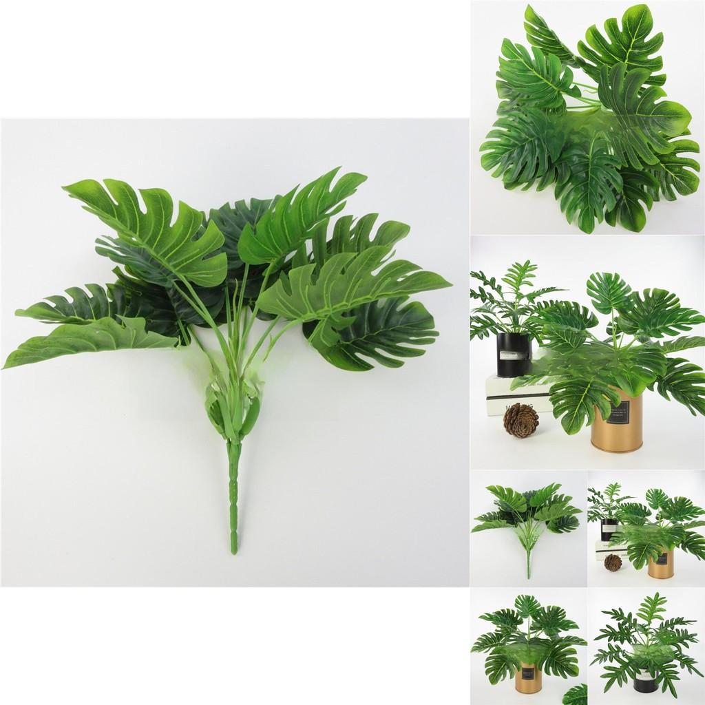Greenery Wall Decor With Artificial Monstera Deliciosa Liebm Plants For Home Office Interior Design