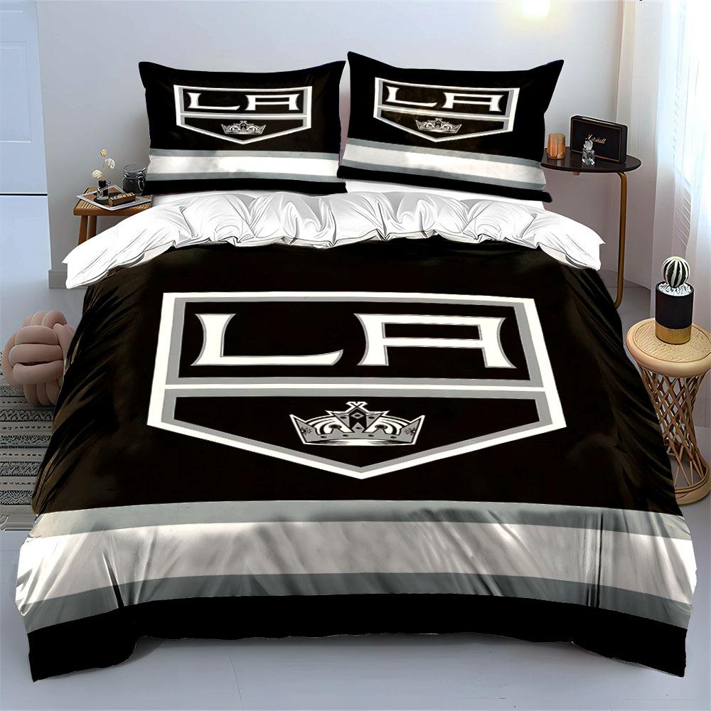Black and Silver Crown Logo Bedding Set Print Bedding Set Duvet Cover Pillowcases (1* Duvet Cover 2* Pillowcases Do Not Include Comforter)
