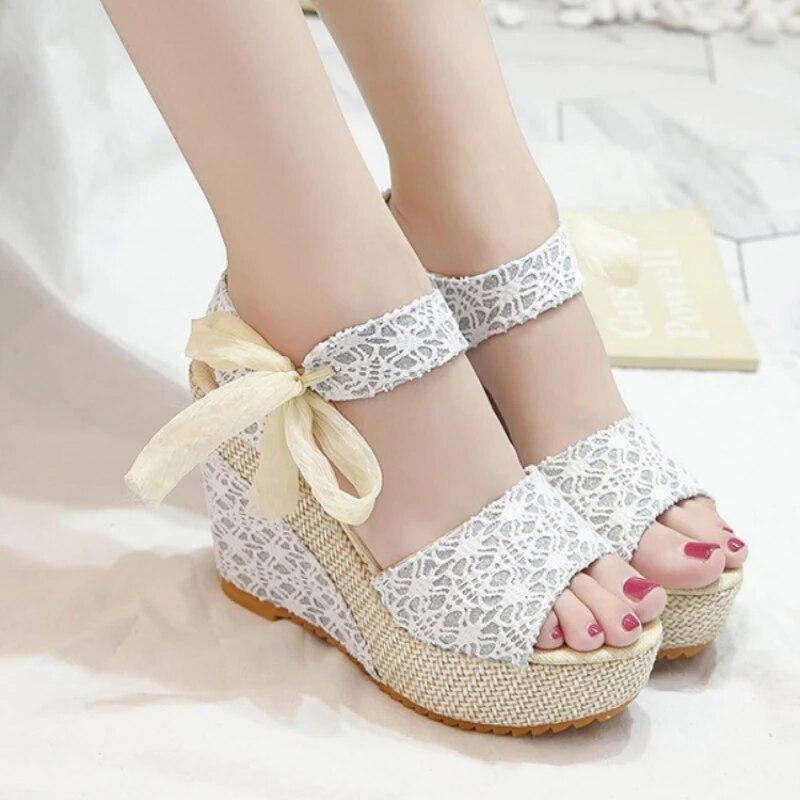 Leisure Women Wedges Heeled Women Shoes Summer Sandals Party Platform High Heels Shoes Woman