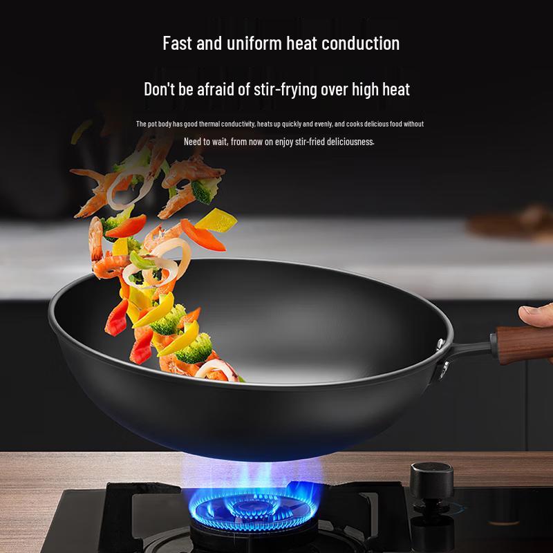 Kombach 32cm Fine Iron Wok