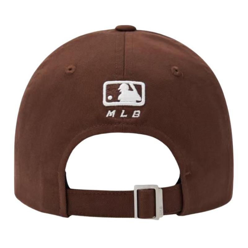 MLB Cotton Baseball Caps Unisex Brown Fashion 3ACPB074N-45BRD