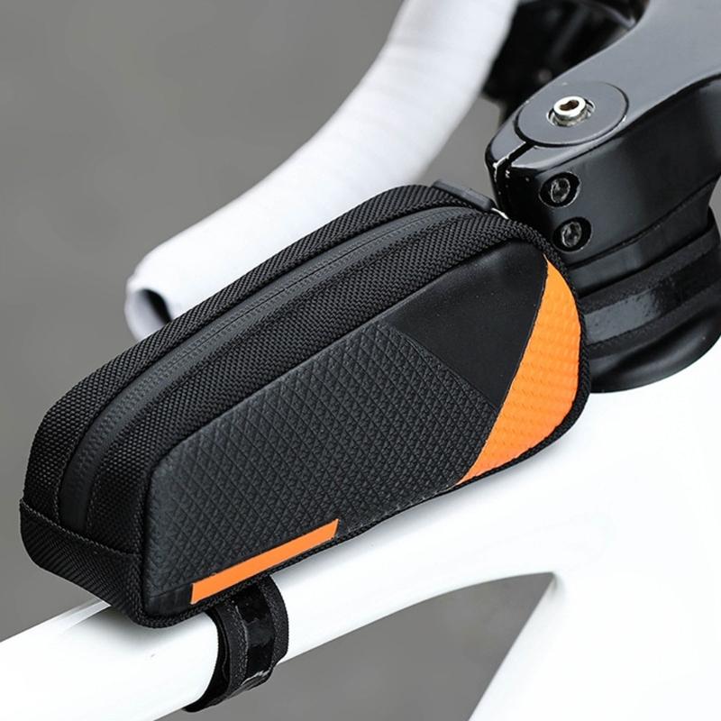 Mountain Bike Frame Front Top Tube Bag Cycling Pouches Bikes Storage Bag Practical Bikes Storage Bag Cyclings Part