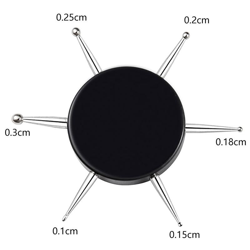 Wiertło do paznokci z tarczą do wiercenia w paznokciach Narzędzia do zdobienia paznokci Narzędzia do kropek Malowanie kropek
