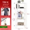 Multi-layer metal storage rack for kitchen, microwave, floor, bathroom, oven seasoning.
