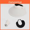 Polyester Sun Hat With Large Brim And Wraparound Flap For Outdoor Summer Sun Protection
