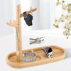 Bamboo Necklace Storage Holder Cufflinks Watch Anklet with Branch Earring Jewelry Stand