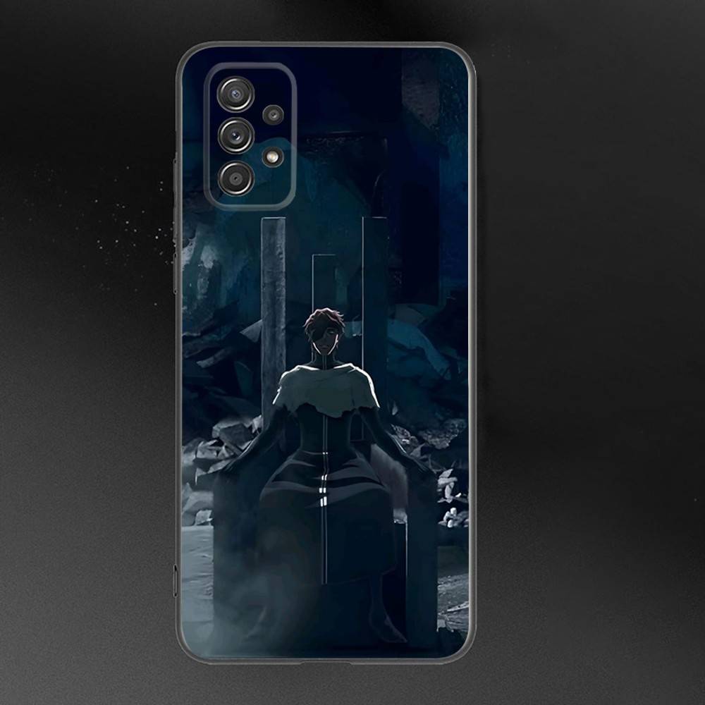 A-Aizen S-Sousuke Anime Phone Case For Samsung Galaxy A 91,80,73,72,71,53,52,51,22,5G Shockproof Soft Black Cover