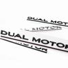 ABS Dual Motor Schriftzug Heckklappe Kofferraum Logo Emblem Plakette Auto Aufkleber Decal Für Model 3 Model X Model S Y