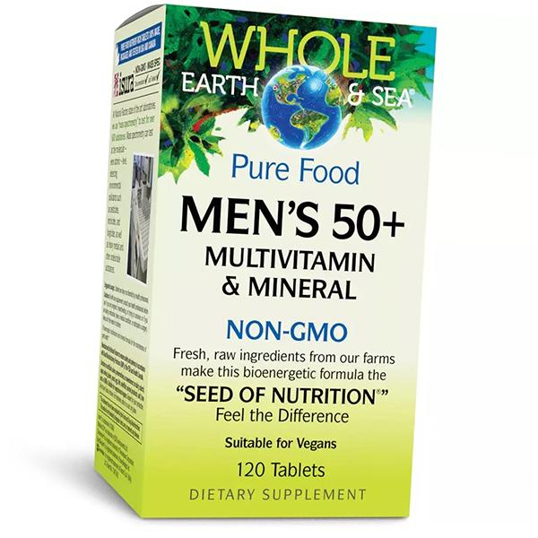 Мультивитамины для мужчин 50+, Men's 50+ Multivitamin and Mineral, Natural Factors (36406028)