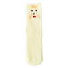 Women's Thick Coral Fleece Mid-Tube Socks: Warm, Non-Shedding, Solid Color – Perfect for Maternity and Floor Wear