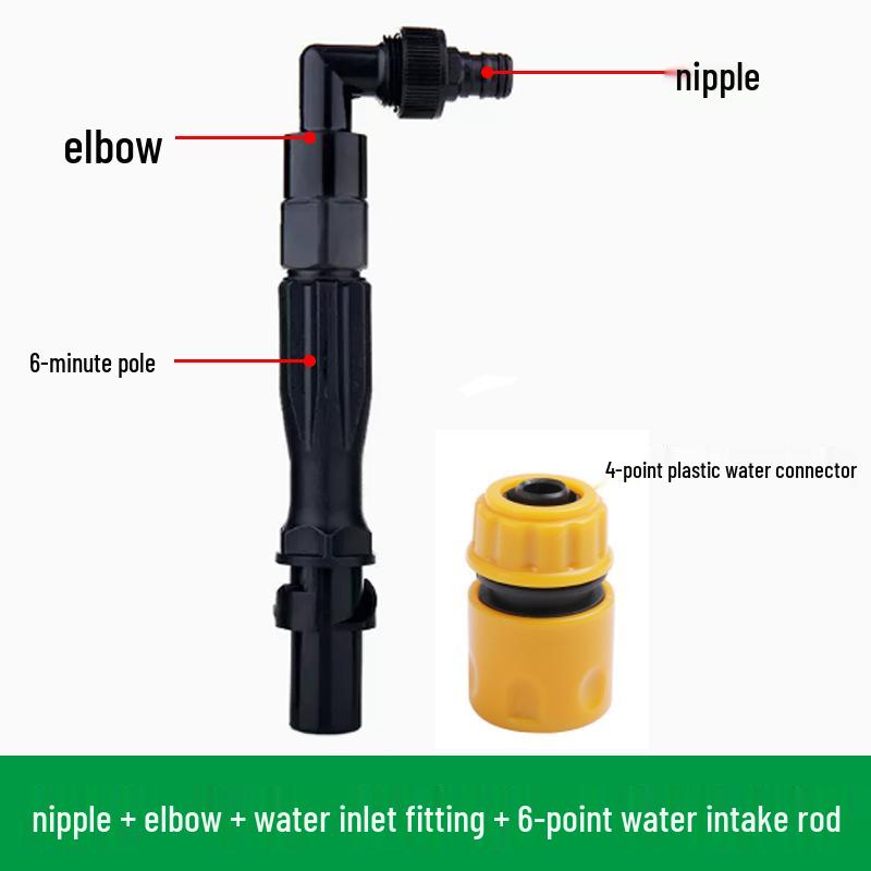 6-Point Lawn Water Valve with 1-Inch Connector for Quick Landscaping
