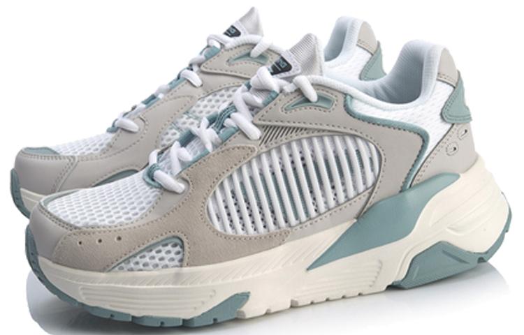 Women's Sneakers Li-Ning Li Ning Breathable Low top Casual Shoes Women's Light Gray Green