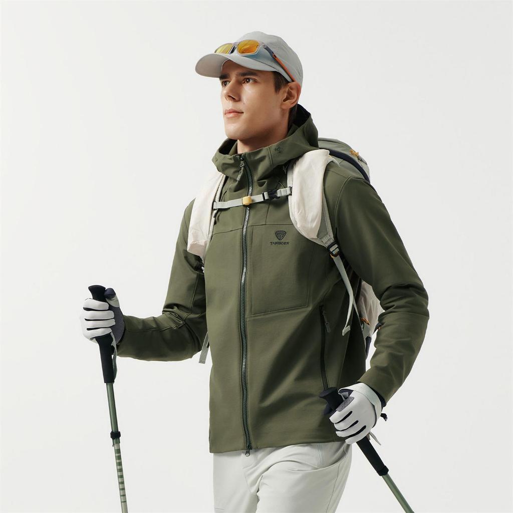 Tamboer 26 Spring Men's High-Performance Windproof Water-Repellent Softshell Jacket