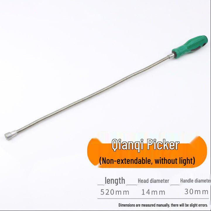 Multi-functional Magnetic Pickup Tool with Bendable Elbow for Car Repair