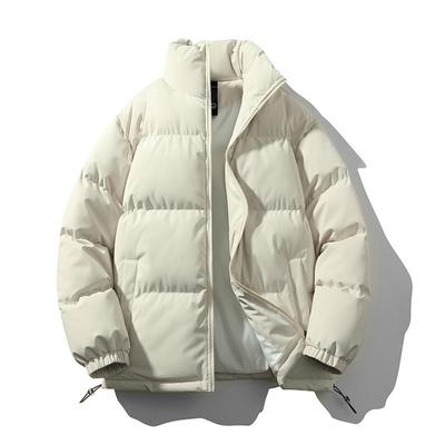 Daunenjacke für Männer und Frauen im Winter, verdickt, warm, locker, Stehkragen, Paar Baumwolljacke