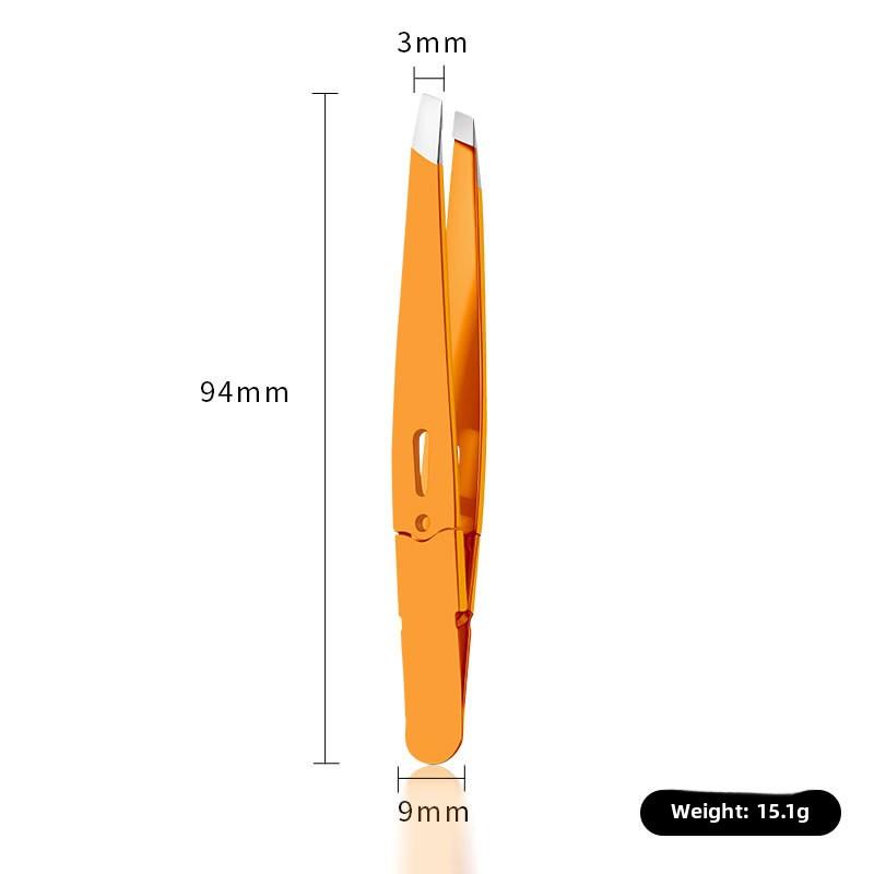 

Высококачественные пинцеты из нержавеющей стали для бровей для выщипывания бороды и удаления волос Eyebrow clip коралловый