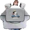 Winter Universal Electric Motorcycle Windproof Quilt, Thickened, Velvet Lined, Double-Sided Waterproof, Suitable for Small Electric Battery Cars
