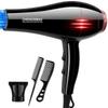 High-Power Hair Dryer with Negative Ion Technology for Salon & Home Use - Fast Drying with Hot & Cold Air