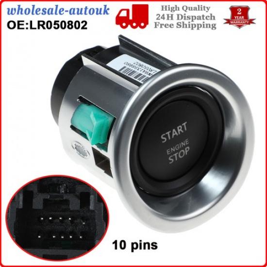 LR050802 Engine Start Stop Ignition Switch Button Fit For Range Rover L322 10-13