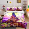Eiffel Tower, Flowers, Stars. Bedding Sets Duvet Cover Sets Duvet Covers Pillowcases(1 * Duvet Cover 2 * Pillowcases Without Duvet Insert)