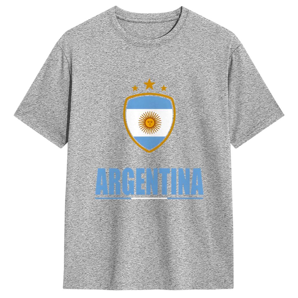 Streetwear T Shirt Summer Argentina Flag Hip Hop Tshirts Cotton Tee Shirt For Unisexs Retro Plus Size 6xl Short Sleeve Clothes