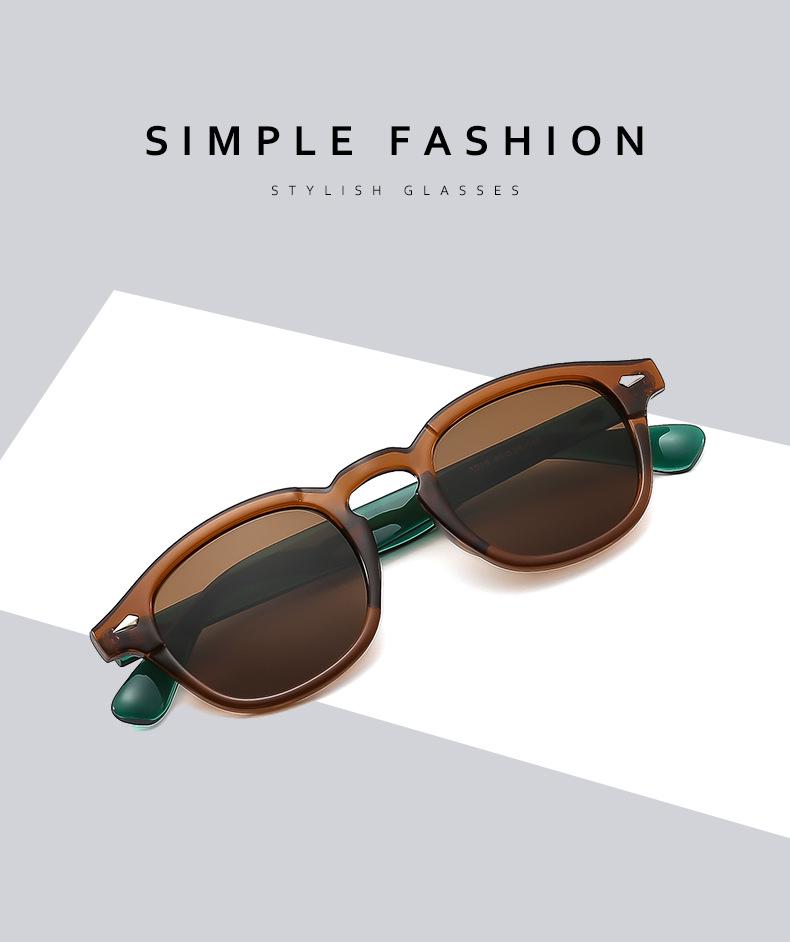 Evropský a americký styl retro nýtované sluneční brýle - Dámská UV ochrana, Malý rám