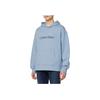 Calvin Klein Letter Embroidered Hooded Long Sleeve Loose Sweatshirt Men sweatshirt Blue 40HM231-CFF