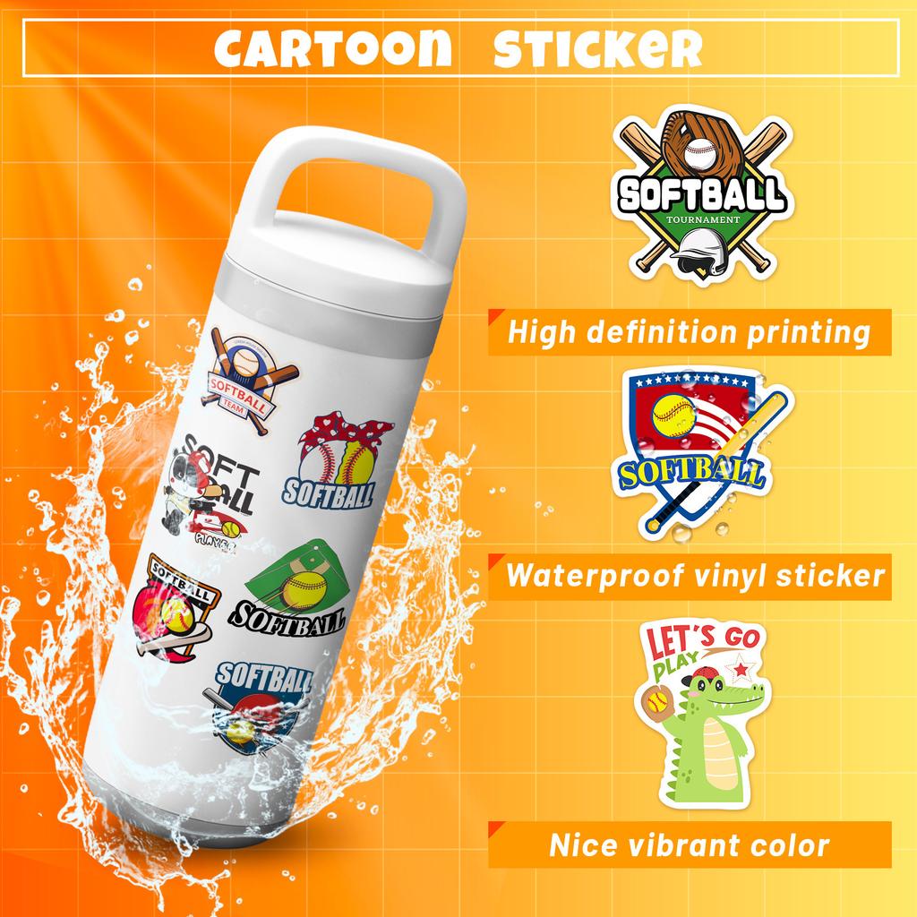 Nouveaux autocollants mignons pour ordinateur portable et téléphone portable, 50 pièces