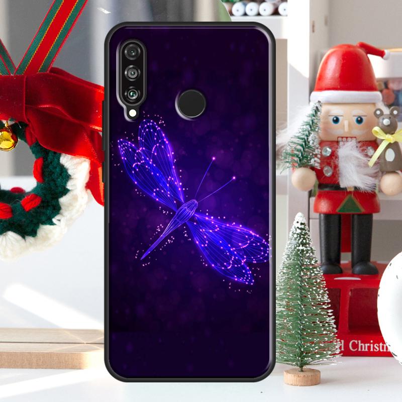 Colorful Dragonfly For Huawei Nova 12i 11i 8i 12s Y73 Y72 Y61 Y91 Y90 Y70 Y60 9 10 SE P60 Pro P30 P40 Lite Case