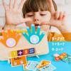 Wooden Toddler Montessori Math Toys Finger Arithmetic Toy Children Counting Early Education Learning Game for Kids Intelligence