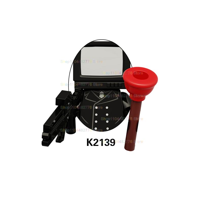 Nuevas Figuras KDL SWAT Skibidi Toilet Man Anime Juguetes de Bloques TvMan Titan Cameraman Speakerman Ladrillos Modelo Juguete Para Regalo de Cumpleaños de Niño