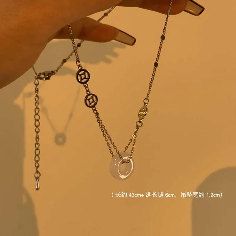 New Chinese Style Colorful Natural Stones Choker Bohemia Handmade Grunge Necklace for Women Trendy Punk Collier Hippie Jewelry