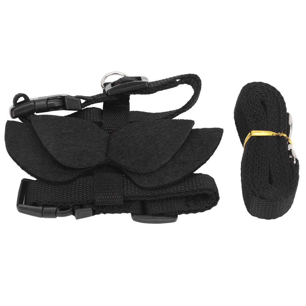 Pet Rabbits Safety Harness Walking Harness and Leash Set with Wing for Small Animal