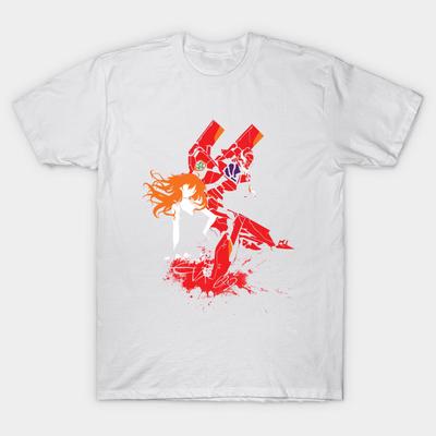 T Shirt Women Asuka And 02 Harajuku Print Kawaii Tshirt Summer Short Sleeve Female T-Shirt Top Tee