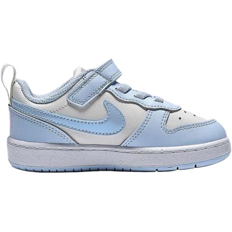 Nike Court Borough Abrasion Resistant Low top Toddler Shoes Blue Infant And Toddler Baby IH4051-001