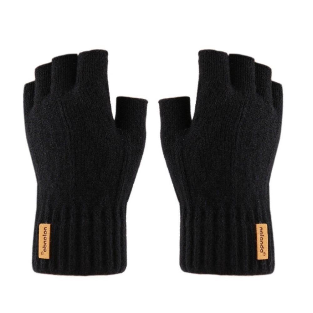 Winter Warm Fingerless Gloves Thicken Touchscreen Gloves New Knitted Gloves  For Men Women Gifts