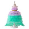 Girls Princess Tulle Wedding Dress Pageant Gown Kids 4-7 Years Old