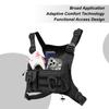 Chest Bag Running Vest Bag Adjustable Pack for Travel Motorcycle Riding Hunting Workout Fishing Outdoor Hiking Camping