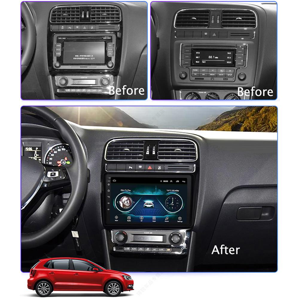 Car Radio For Volkswagen Sedan POLO 2008-2018 Android Car Multimedia Player GPS Navigation Head Unit WIFI 1+16GB