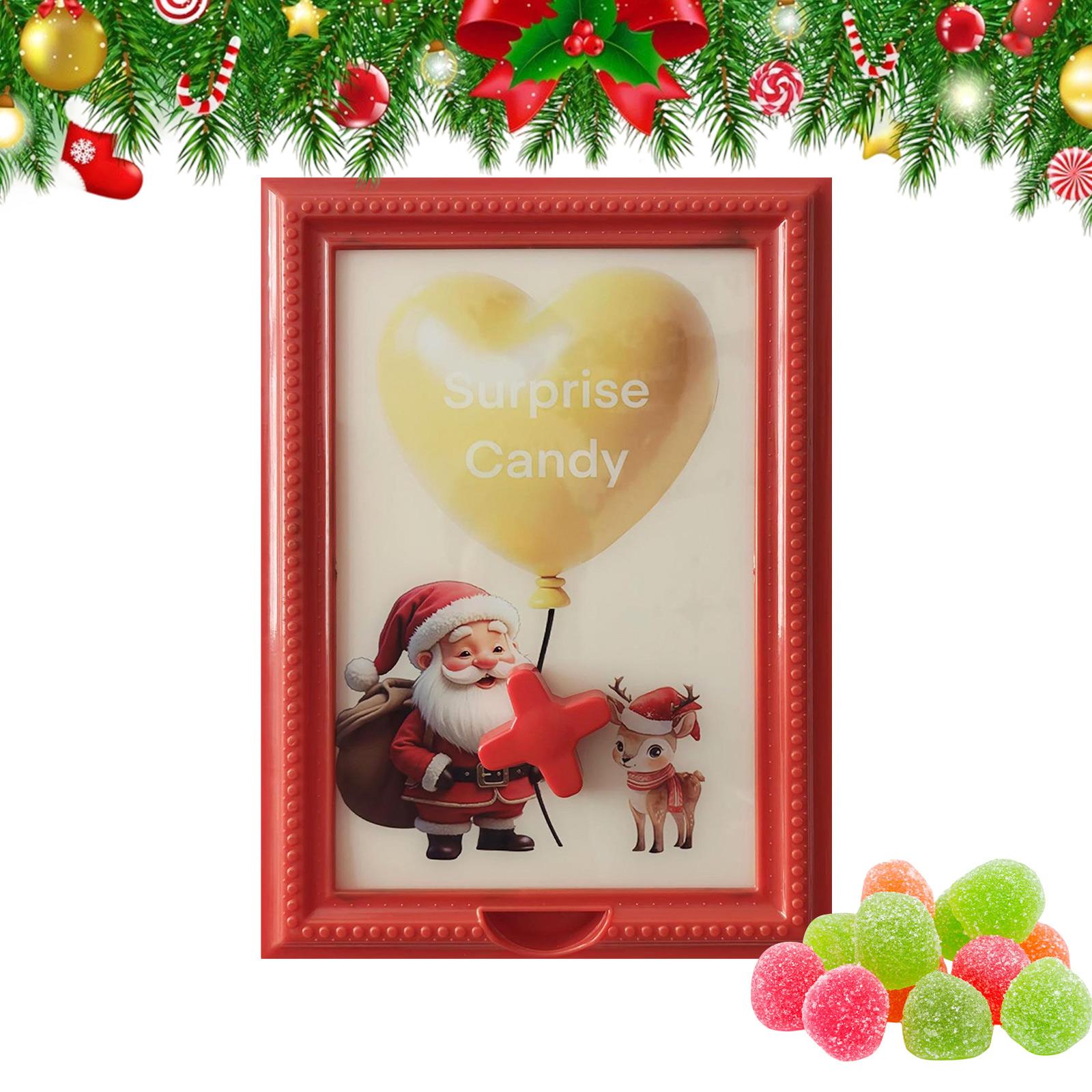 

Картинка автомата с конфетами Уникальный с интерактивным дозатором конфет Дом для гостиной Спальни Вечеринка на дни рождения One Size красный